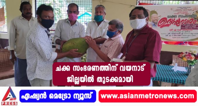 ചക്ക സംഭരണത്തിന് വയനാട് ജില്ലയില് തുടക്കമായി.