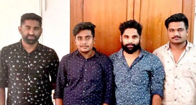 യുവാവിെന്റ കൈവിരലുകള് വെട്ടിമാറ്റിയ കേസില് നാലുപേര് അറസ്റ്റില്