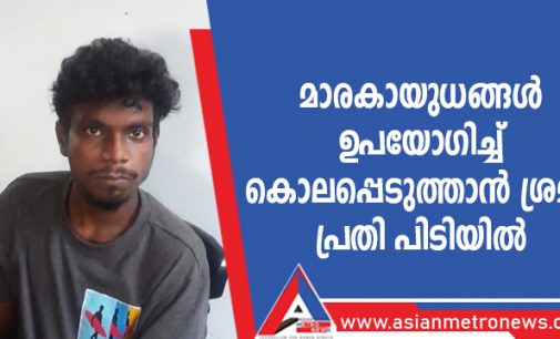 മാരകായുധങ്ങൾ ഉപയോഗിച്ച് കൊലപ്പെടുത്താൻ ശ്രമം ; പ്രതി പിടിയിൽ