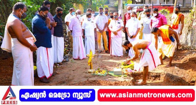 മഹാഗണപതി ക്ഷേത്രത്തിലെ ദ്രവമാലിന്യങ്ങൾ സംസ്ക്കരിക്കാനായി മാലിന്യ പ്ളാൻറ്റ് നിർമ്മാണത്തിനുള്ള ശിലാസ്ഥാപനം നിർവഹിച്ചു .