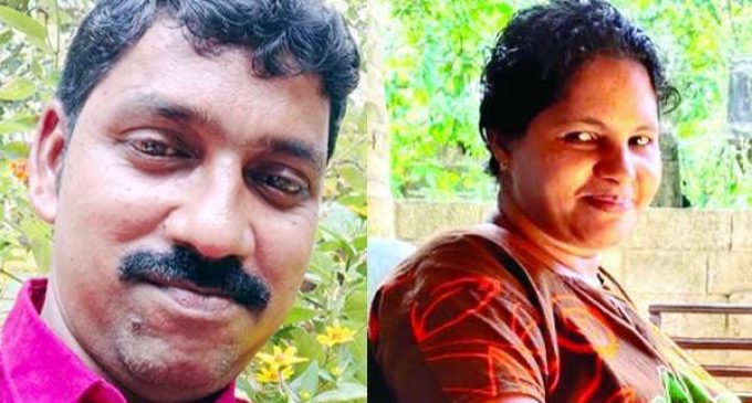 ജപ്തിക്കിടെ ആത്മഹത്യാ ഭീഷണി; പൊള്ളലേറ്റ ദമ്ബതിമാരിലെ ഭാര്യയും മരിച്ചു.