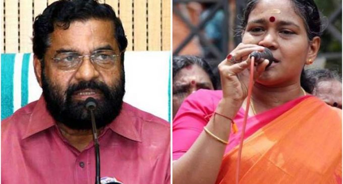 ‘അധികാര ദണ്ഡ് ജനം ഏറ്റെടുക്കുന്ന നിമിഷം കടകംപള്ളിയെന്ന പൂതനയ്ക്ക് മോക്ഷം കിട്ടും’: ശോഭ സുരേന്ദ്രൻ