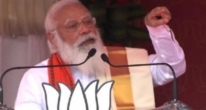 ശരണം വിളിച്ച് നരേന്ദ്ര മോദി; വിശ്വാസി സമൂഹത്തെ ലാത്തികൊണ്ട് നേരിട്ടത് വിശ്വസിക്കാനാകുന്നില്ലെന്ന് പ്രധാനമന്ത്രി