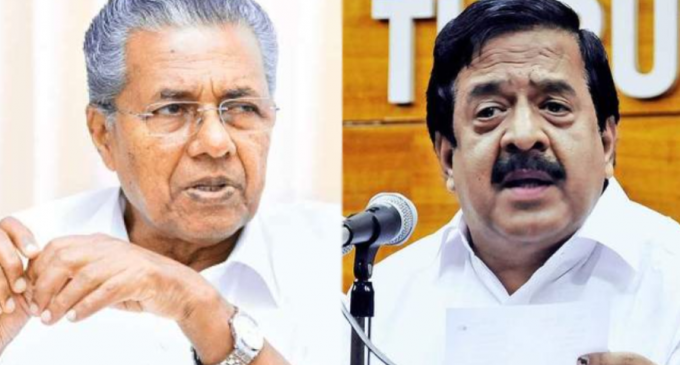 ‘അദാനിയുമായി ഒരു കരാർ കൂടി ഒപ്പുവച്ചു; കരാര് ഉറപ്പിക്കാൻ മുഖ്യമന്ത്രി നേരിട്ട് ഇടപെട്ടു’: രമേശ് ചെന്നിത്തല
