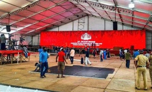 സത്യപ്രതിജ്ഞാ പന്തൽ പൊളിക്കില്ല; വാക്സിനേഷൻ കേന്ദ്രമായി ഉപയോഗിക്കും
