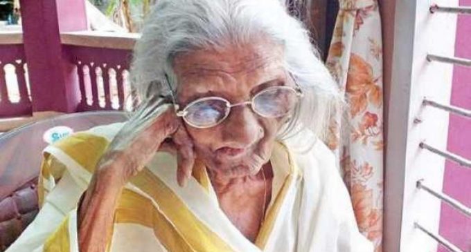 അക്ഷര മുത്തശ്ശി ഭാഗീരഥി അമ്മ അന്തരിച്ചു