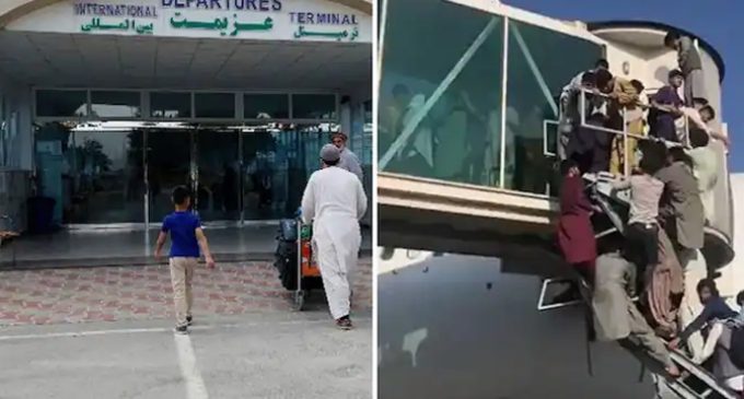 കാബൂൾ വിമാനത്താവളത്തിലെ എല്ലാ സർവ്വീസുകളും നിർത്തിവച്ചു