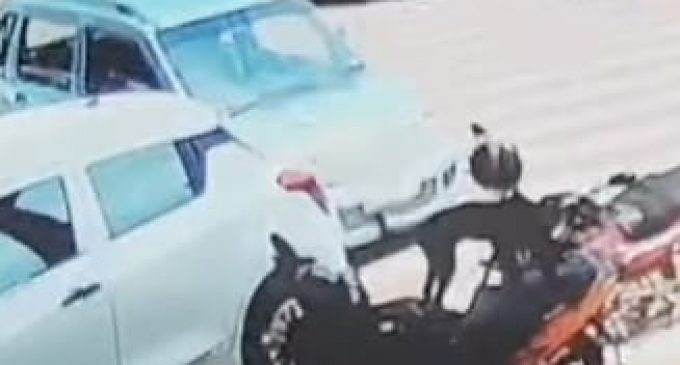 സി സി ടി വി ഉള്ളത് കൊണ്ട് രക്ഷപെട്ടു