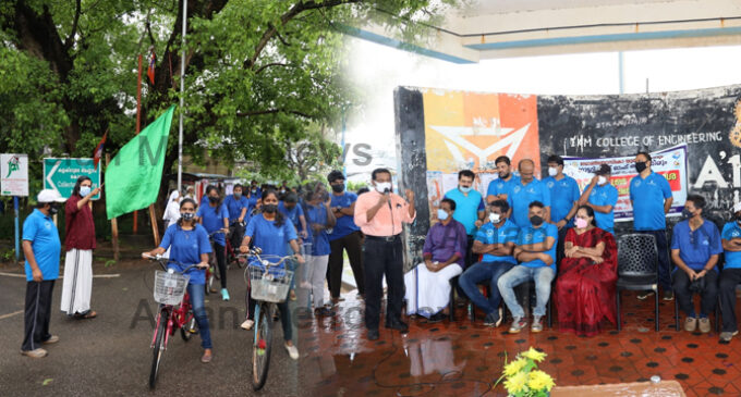 ശിശുദിന സൈക്കിൾ റാലി ഡെപ്യൂട്ടി മേയർ കൊല്ലം മധു ഉത്ഘാടനം ചെയ്തു.