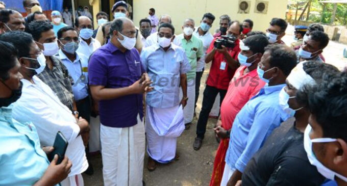 അപകടത്തില് പരിക്കേറ്റ മത്സ്യത്തൊഴിലാളികള്ക്ക് സഹായം ഉറപ്പാക്കും: മന്ത്രി കെ.എന്.ബാലഗോപാല്